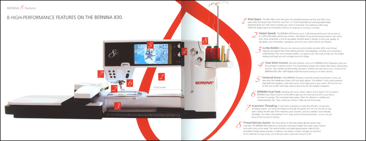 Bernina 8 Series Brochure