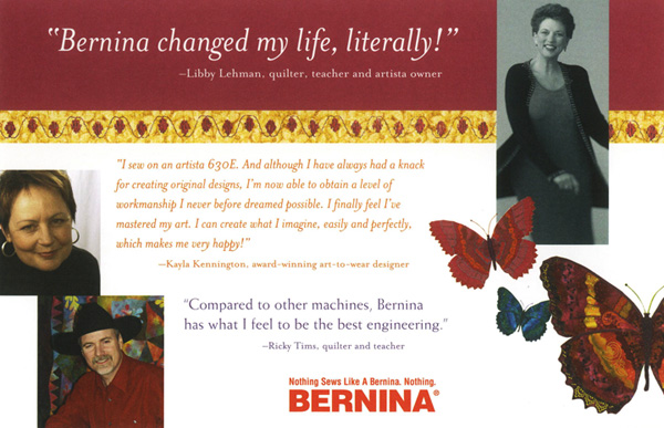 Bernina Direct Response Letter